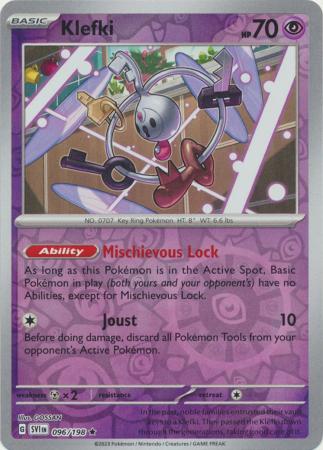 Klefki - 096/198 - Rare - Reverse Holo available at 401 Games Canada