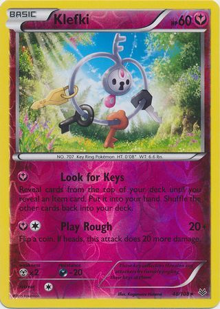 Klefki - 48/108 - Rare - Reverse Holo available at 401 Games Canada