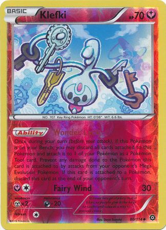 Klefki - 80/114 - Uncommon - Reverse Holo available at 401 Games Canada