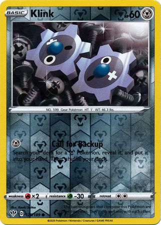 Klink - 125/189 - Common - Reverse Holo available at 401 Games Canada