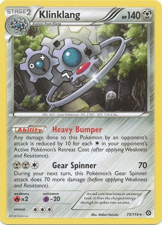 Klinklang - 73/114 - Rare - Theme Deck Exclusive available at 401 Games Canada