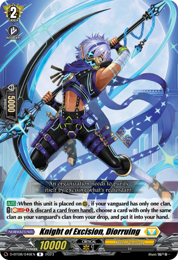 Knight of Excision, Diorruing - D-BT08/046 - Rare available at 401 Games Canada