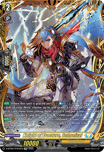 Knight of Fracture, Schneizal - D-BT06/FFR12 - Double Frame Rare available at 401 Games Canada