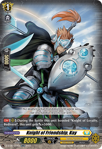 Knight of Friendship, Kay - D-BT05/033 - Double Rare available at 401 Games Canada