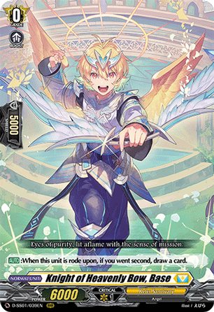 Knight of Heavenly Bow, Base - D-SS01/039 - Triple Rare available at 401 Games Canada