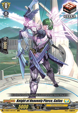 Knight of Heavenly Pierce, Gallus - D-SS01/041 - Triple Rare available at 401 Games Canada