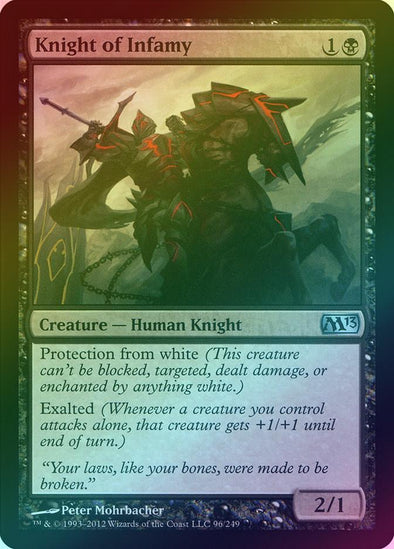 Knight of Infamy (Foil) (M13) available at 401 Games Canada