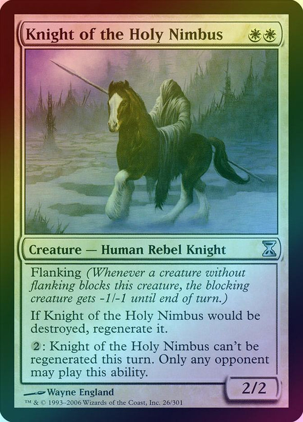 Knight of the Holy Nimbus (Foil) (TSP) available at 401 Games Canada