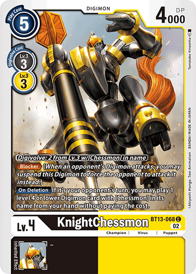 KnightChessmon BT13-068 - BT13-068 - Common available at 401 Games Canada