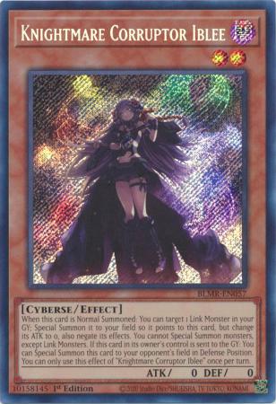 Knightmare Corruptor Iblee - BLMR-EN057 - Secret Rare - 1st Edition available at 401 Games Canada