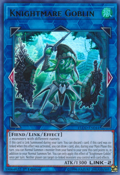 Knightmare Goblin - FLOD-EN044 - Ultra Rare - 1st Edition available at 401 Games Canada