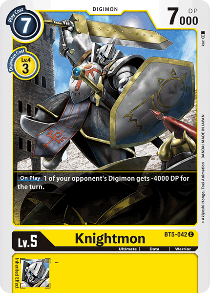 Knightmon - BT5-042 - Common available at 401 Games Canada