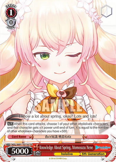 Knowledge About Spring, Momosuzu Nene (TD) available at 401 Games Canada