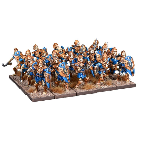 Kings of War - Empire of Dust - Skeleton Warriors  / Spearmen / Archers Regiment