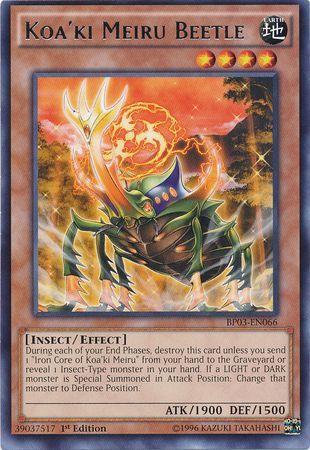 Koa'ki Meiru Beetle - BP03-EN066 - Rare - 1st Edition available at 401 Games Canada