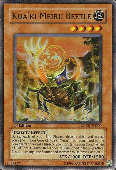 Koa'ki Meiru Beetle - SOVR-EN000 - Super Rare - 1st Edition available at 401 Games Canada