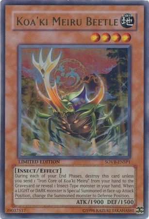 Koa'ki Meiru Beetle - SOVR-ENSP1 - Ultra Rare - Limited Edition available at 401 Games Canada