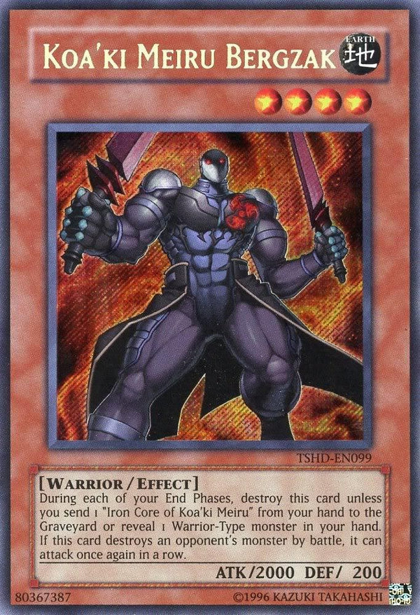Koa'ki Meiru Bergzak - TSHD-EN099 - Secret Rare - Unlimited available at 401 Games Canada