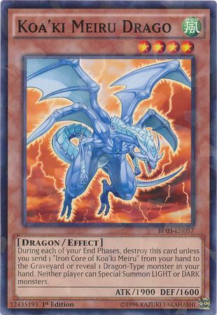 Koa'ki Meiru Drago - BP03-EN057 - Rare - 1st Edition available at 401 Games Canada