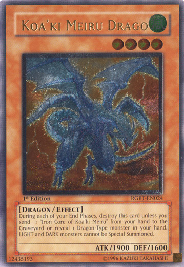 Koa'ki Meiru Drago - RGBT-EN024 - Ultimate Rare - 1st Edition available at 401 Games Canada