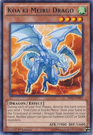 Koa'ki Meiru Drago (Shatterfoil) - BP03-EN057 - Shatterfoil Rare - 1st Edition available at 401 Games Canada