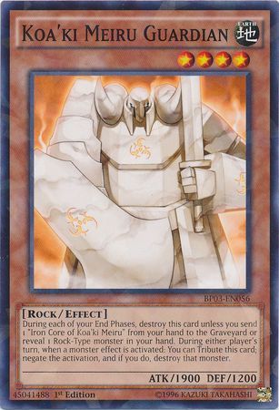 Koa'ki Meiru Guardian - BP03-EN056 - Rare - 1st Edition available at 401 Games Canada