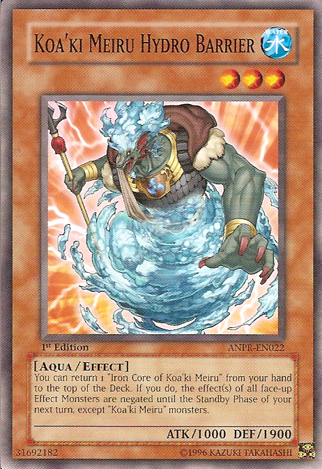 Koa'ki Meiru Hydro Barrier - ANPR-EN022 - Common - 1st Edition available at 401 Games Canada