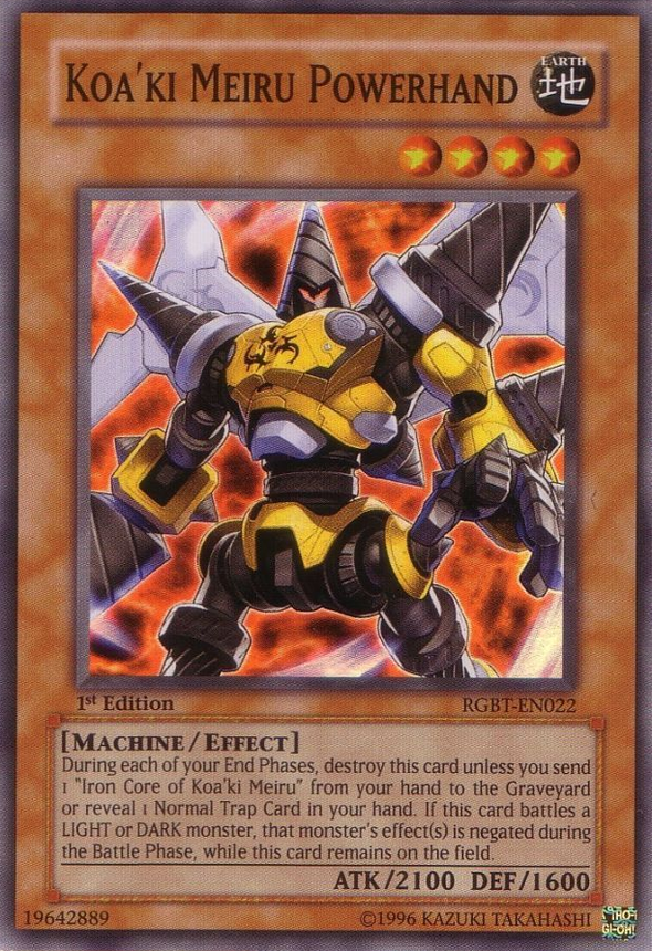 Koa'ki Meiru Powerhand - RGBT-EN022 - Super Rare - 1st Edition available at 401 Games Canada