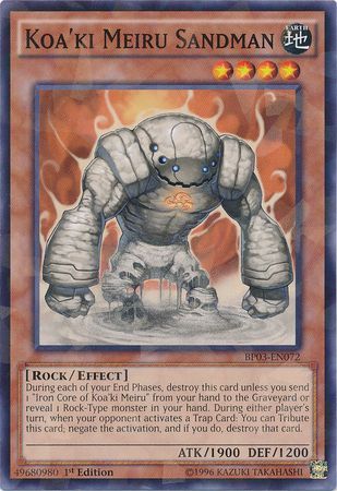 Koa'ki Meiru Sandman - BP03-EN072 - Rare - 1st Edition available at 401 Games Canada