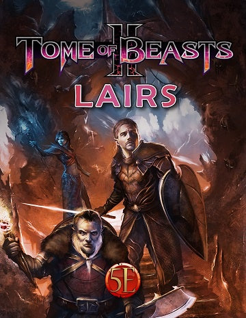 Kobold Press - 5th Edition - Tome of Beasts II - Lairs available at 401 Games Canada