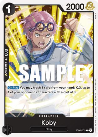 Koby (Promotion Pack 2023) - ST06-002 - Promo available at 401 Games Canada