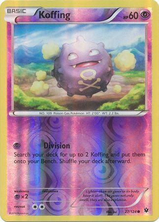 Koffing - 27/124 - Common - Reverse Holo available at 401 Games Canada