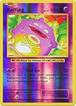 Koffing - 50/108 - Uncommon - Reverse Holo available at 401 Games Canada