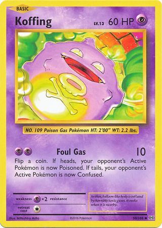 Koffing - 50/108 - Uncommon available at 401 Games Canada