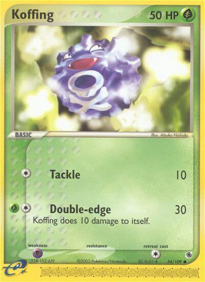 Koffing - 54/109 - Common available at 401 Games Canada