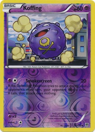 Koffing - 57/135 - Uncommon - Reverse Holo available at 401 Games Canada