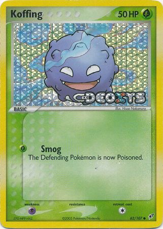 Koffing - 62/107 - Common - Reverse Holo available at 401 Games Canada