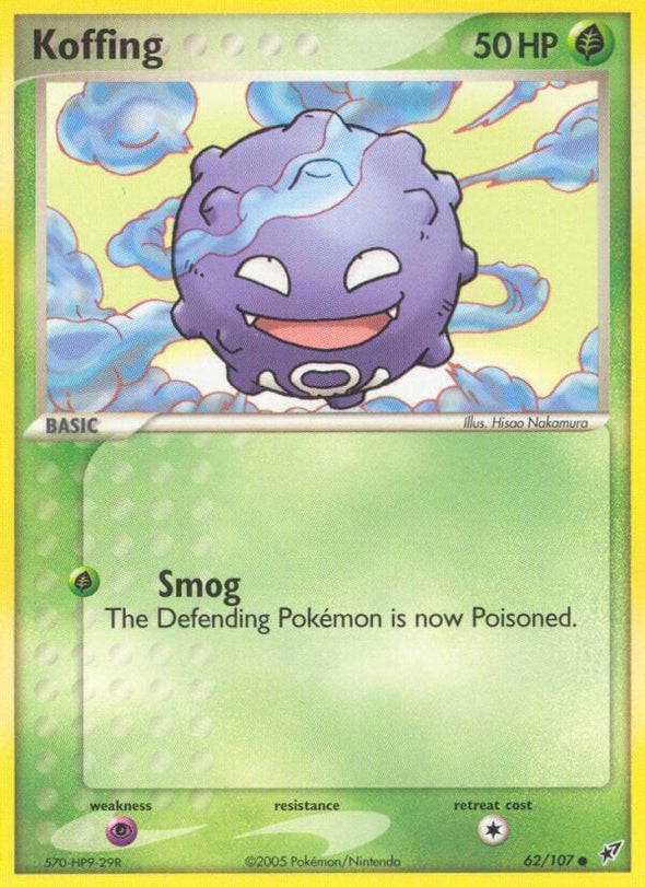 Koffing - 62/107 - Common available at 401 Games Canada