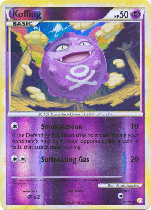 Koffing - 70/123 - Common - Reverse Holo available at 401 Games Canada