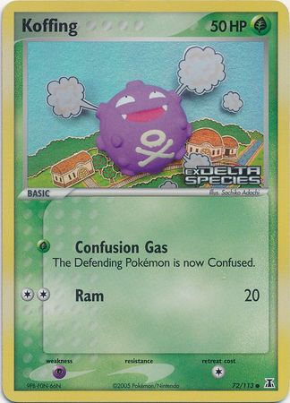 Koffing - 72/113 - Common - Reverse Holo available at 401 Games Canada