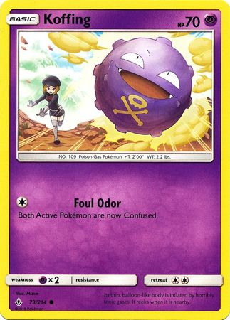 Koffing - 73/214 - Common available at 401 Games Canada