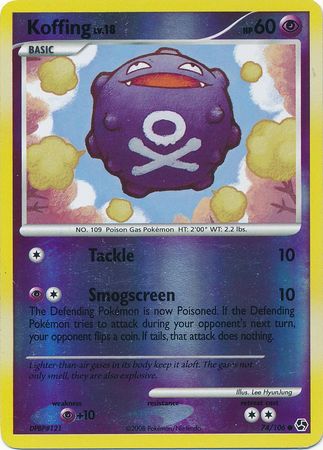 Koffing - 74/106 - Common - Reverse Holo available at 401 Games Canada