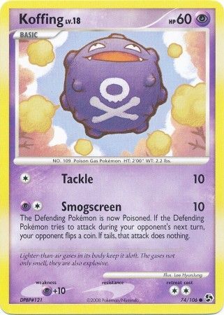 Koffing - 74/106 - Common available at 401 Games Canada