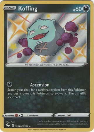 401 Games Canada - Koffing - SV076/SV122 - Shiny Rare 401 Games Canada - Koffing - SV076/SV122 - Shiny Rare