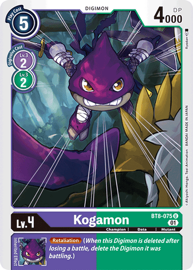 Kogamon - BT8-075 - Uncommon available at 401 Games Canada