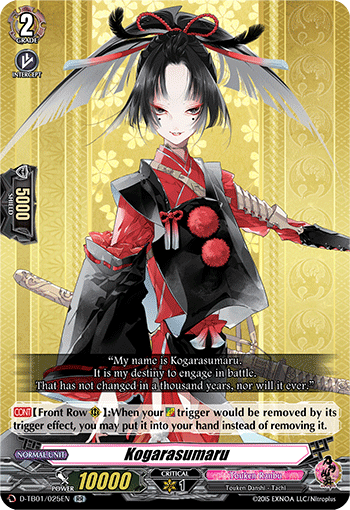 Kogarasumaru - D-TB01/025 - Double Rare available at 401 Games Canada