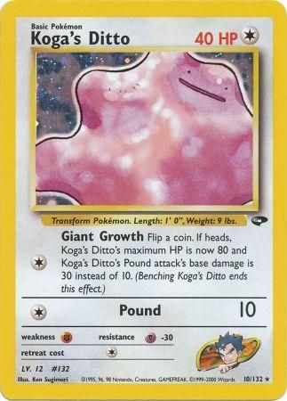 Koga's Ditto - 10/132 - Holo - Unlimited available at 401 Games Canada
