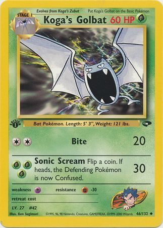 Koga's Golbat - 46/132 - Uncommon - 1st Edition available at 401 Games Canada