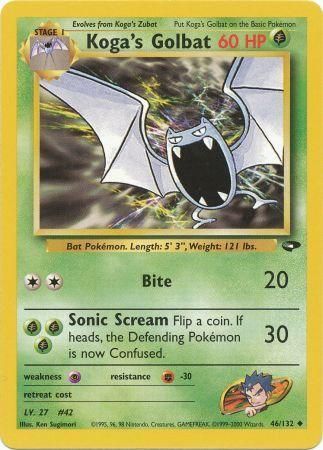 Koga's Golbat - 46/132 - Uncommon - Unlimited available at 401 Games Canada