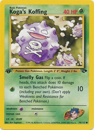 Koga's Koffing - 79/132 - Common - 1st Edition available at 401 Games Canada